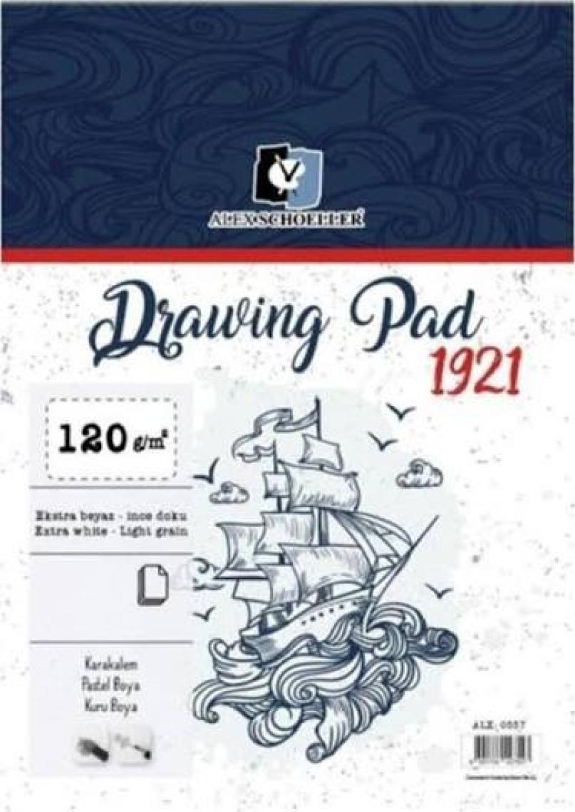 Alex Scheoller Drawing Pad 120 gr A5 - 50 Yaprak