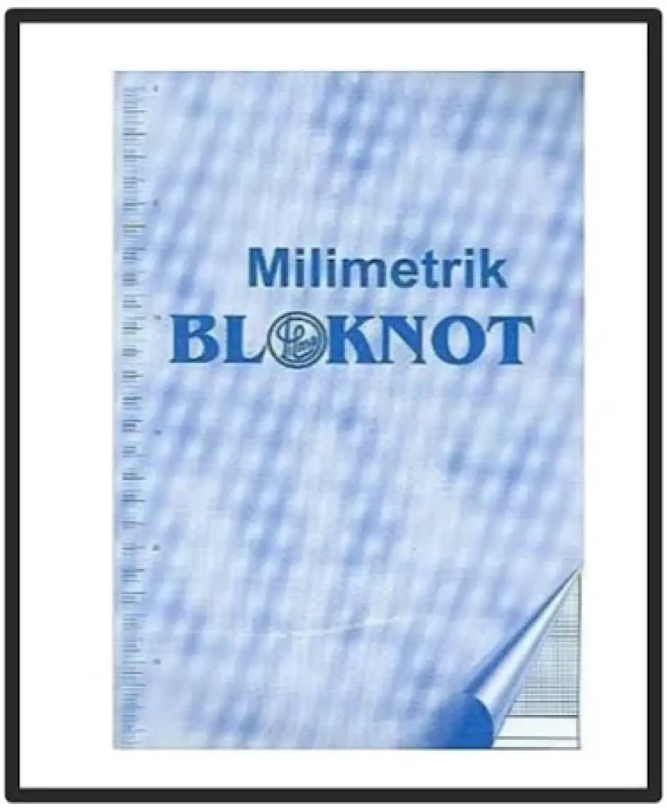 Dilman Milimetrik Bloknot A3 Mavi