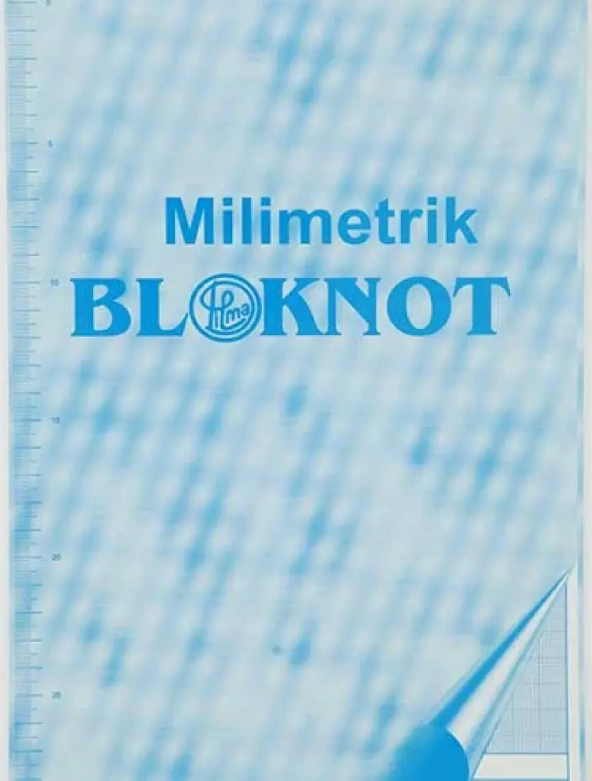 Dilman Milimetrik Bloknot A3 Mavi