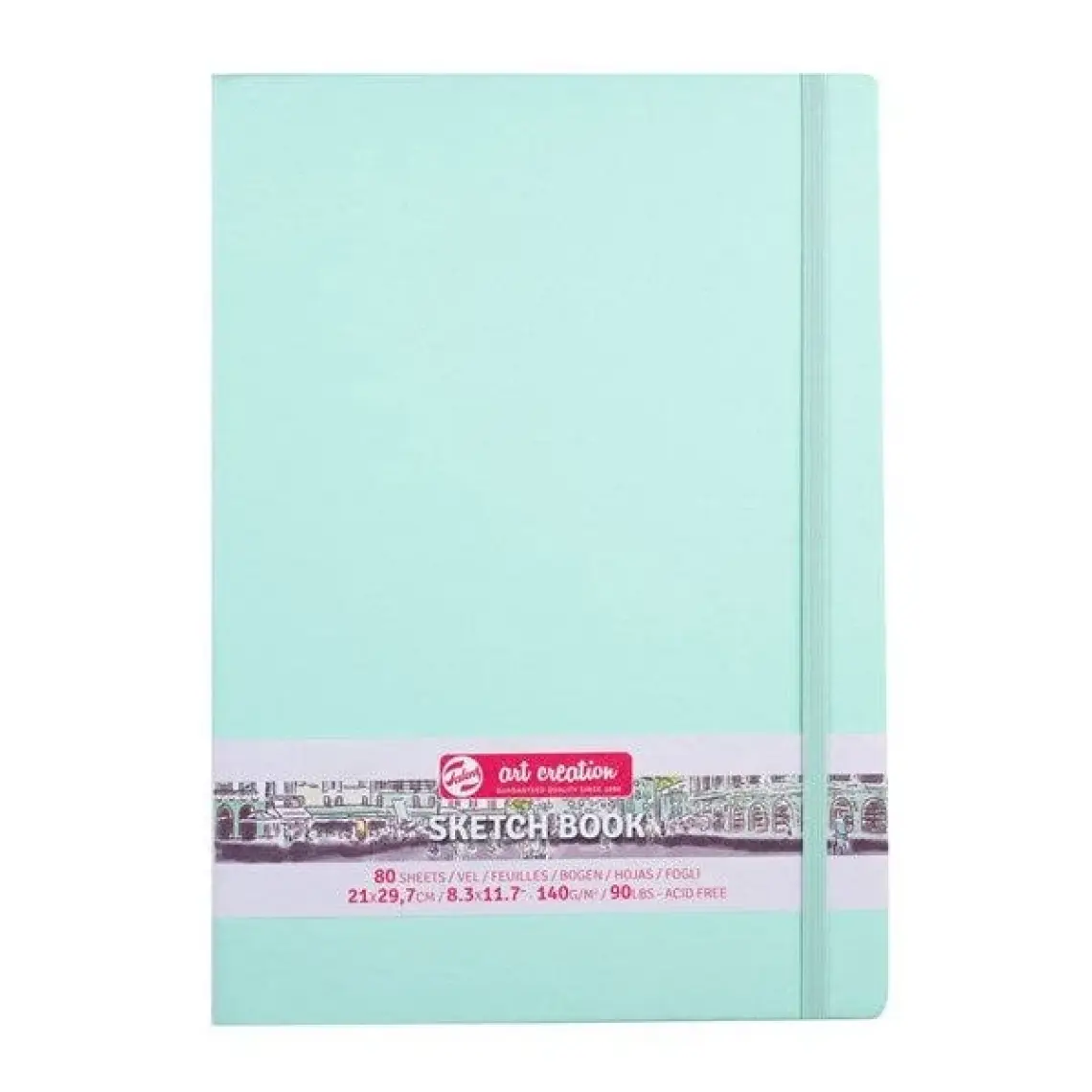 Talens Art Creation Sert Kapak Eskiz Defteri 140 gr Pembe 9 x 14 cm