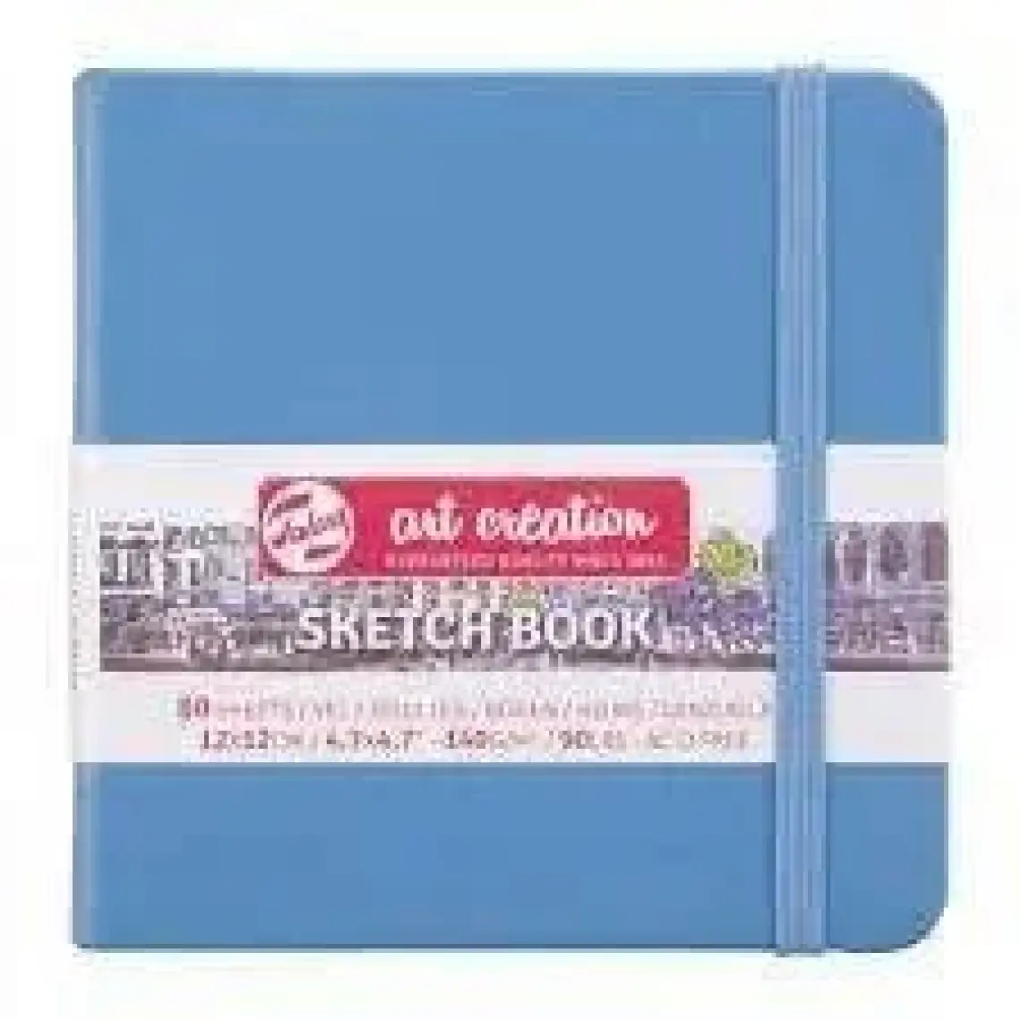 Talens Sketchbook Sert Kapak Eskiz Çizim Defteri 15 x 21 cm 140 gr 80 Yp Pastel Mint Yeşili