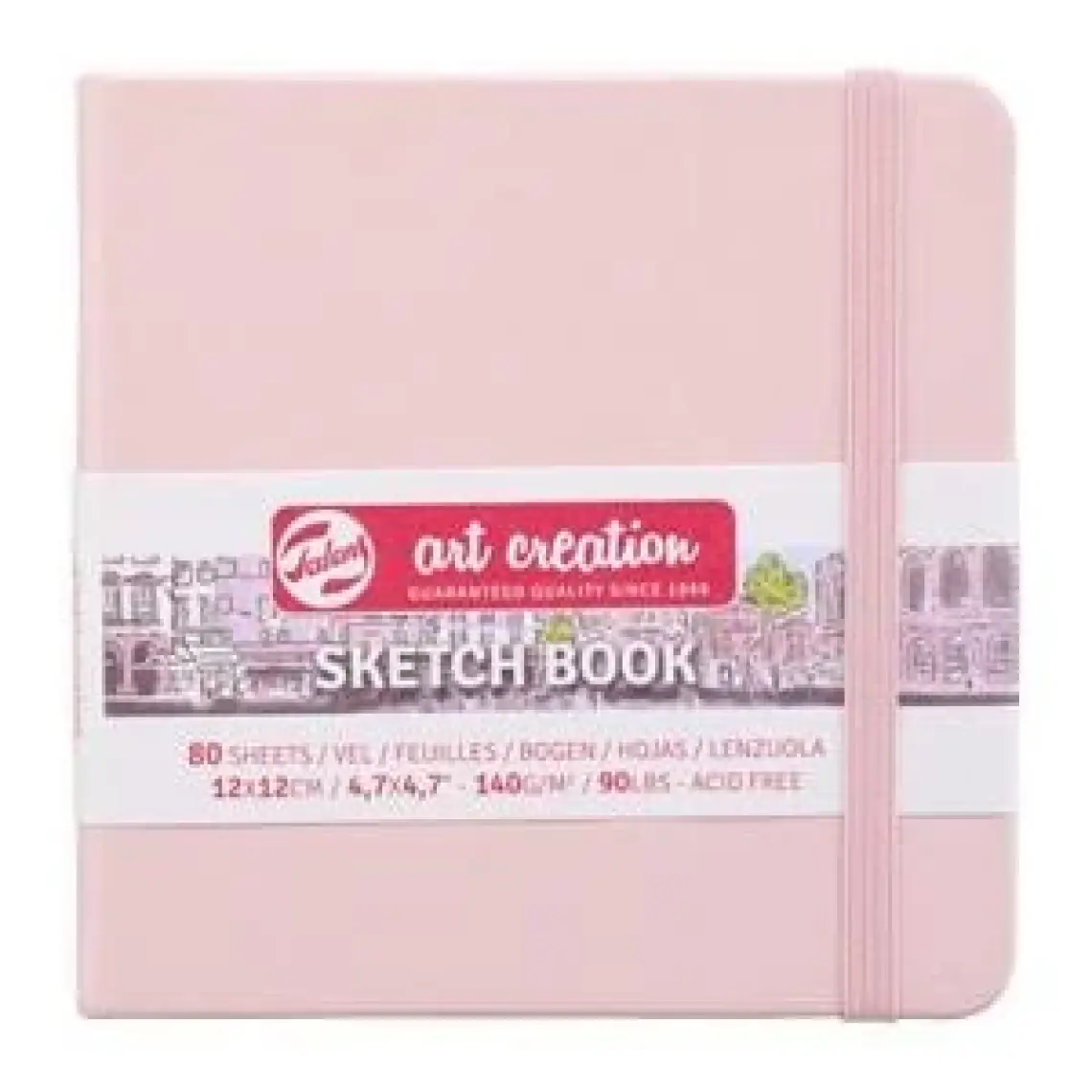 Talens Sketchbook Sert Kapak Eskiz Çizim Defteri 15 x 21 cm 140 gr 80 Yp Pastel Mint Yeşili
