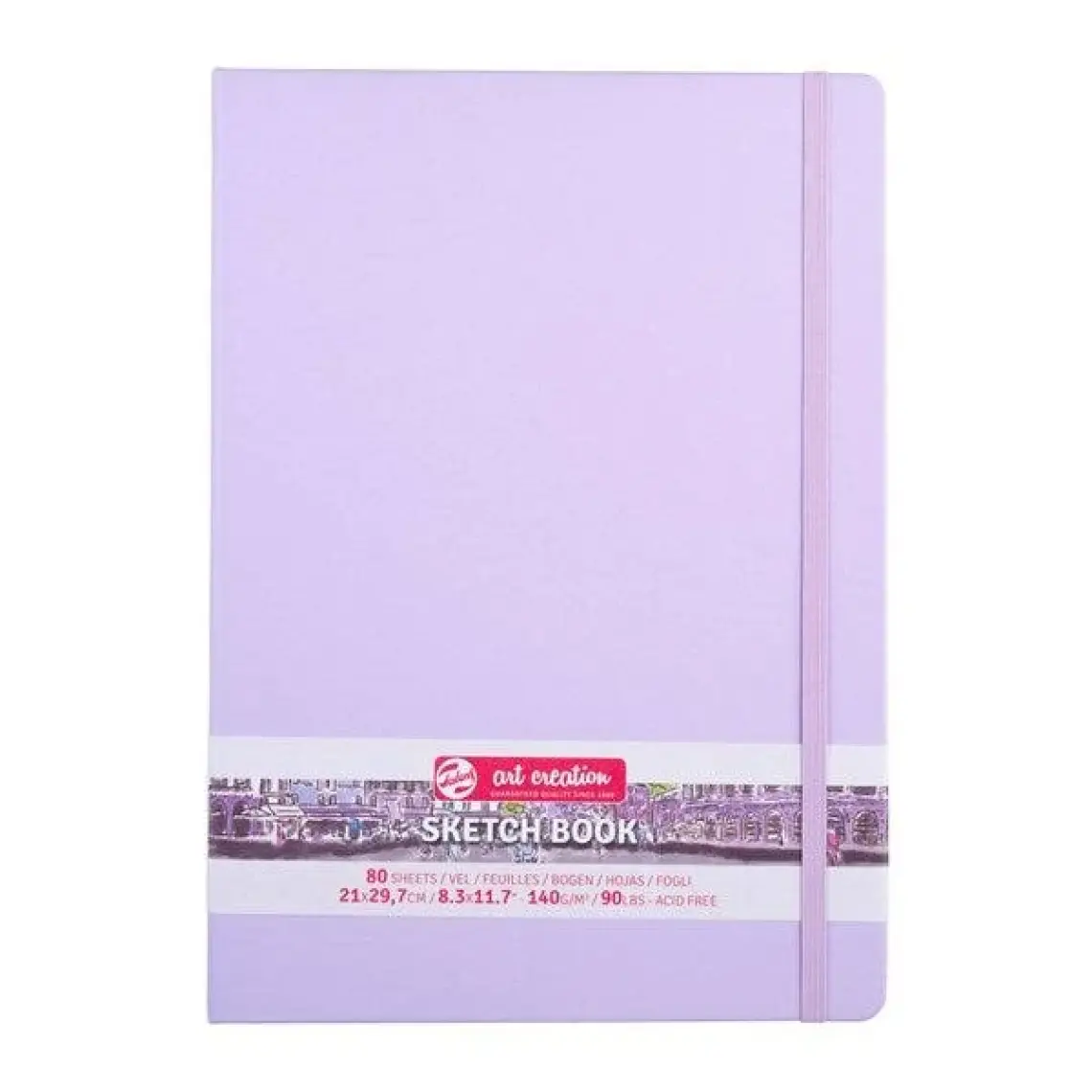 Talens Sketchbook Sert Kapak Eskiz Çizim Defteri 15 x 21 cm 140 gr 80 Yp Pastel Mint Yeşili