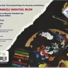 Art Liva 300 gr 25 x 35 Sanatsal Resim Defteri Sulu Teknik Dokulu 20 Yaprak