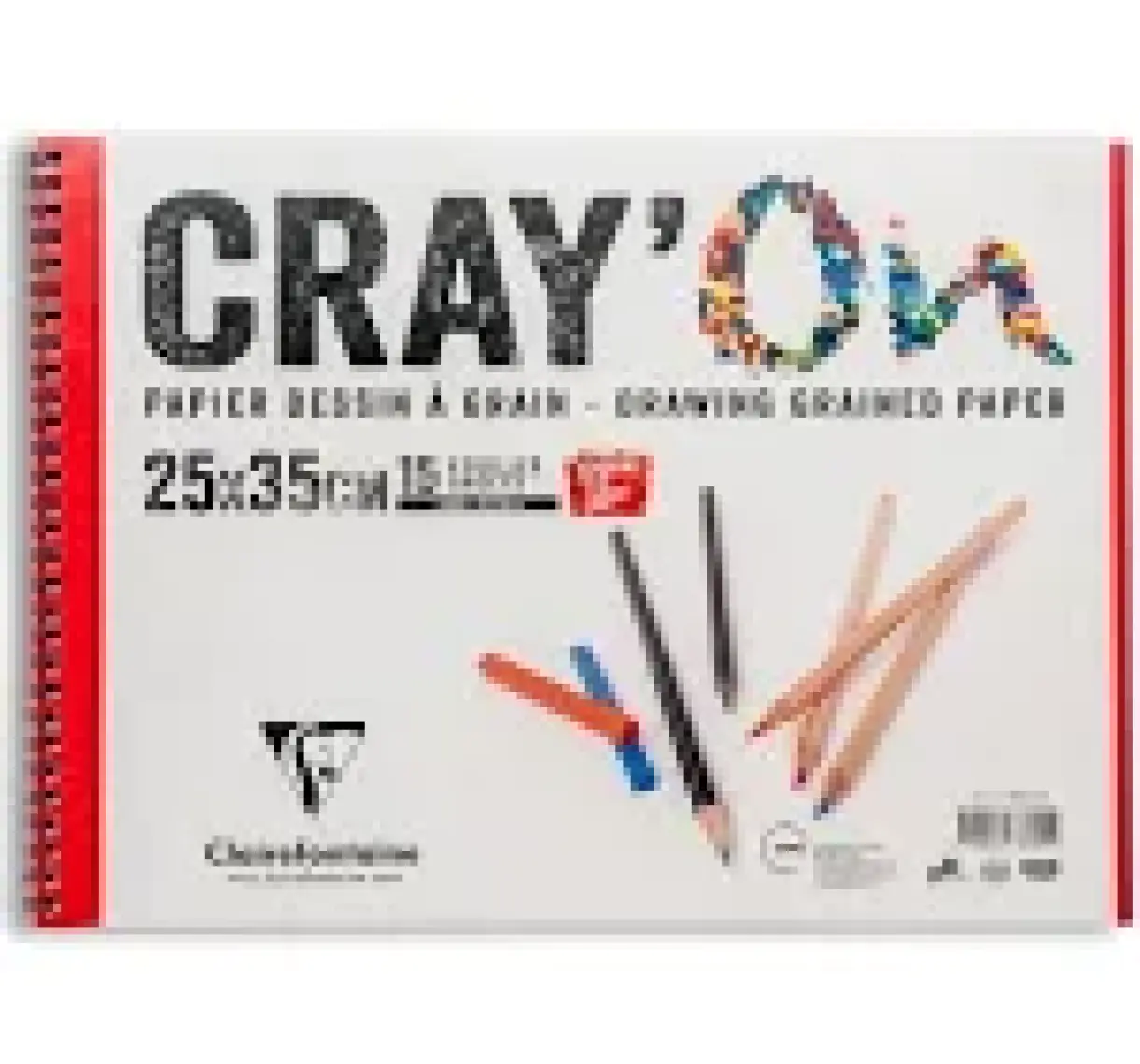 Clairfontaine Cray'On Resim Defteri 35*50 Telli 120 Gr 15 Yp