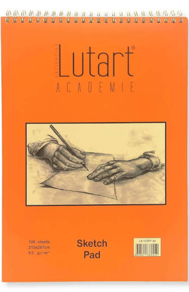 Lutart Academie Ivory (Fildişi) Eskiz Sketch Pad A4 90 Gr. 100 Sayfa