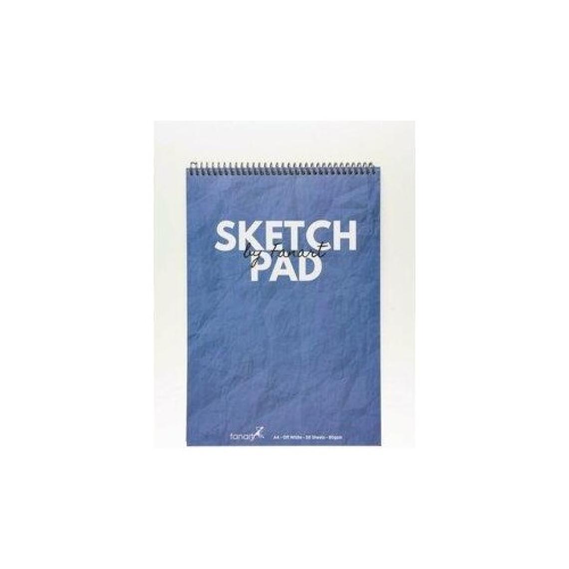 Fanart Academy Üstten Spiralli A4 Sketch Pad