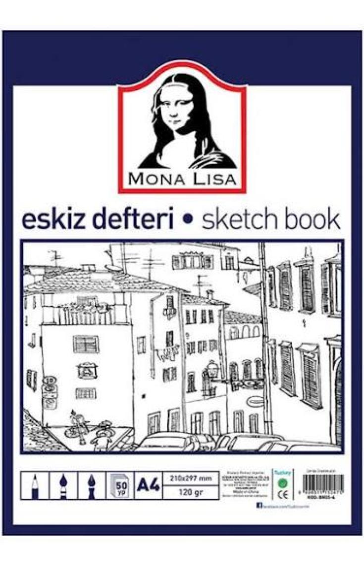 Südor Mona Lisa Eskiz Defteri A4 50YP 120 gr