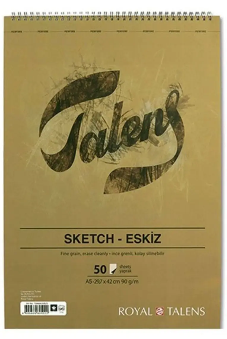Talens 90Gr A5 50Yp.Spiralli Eskiz Blok