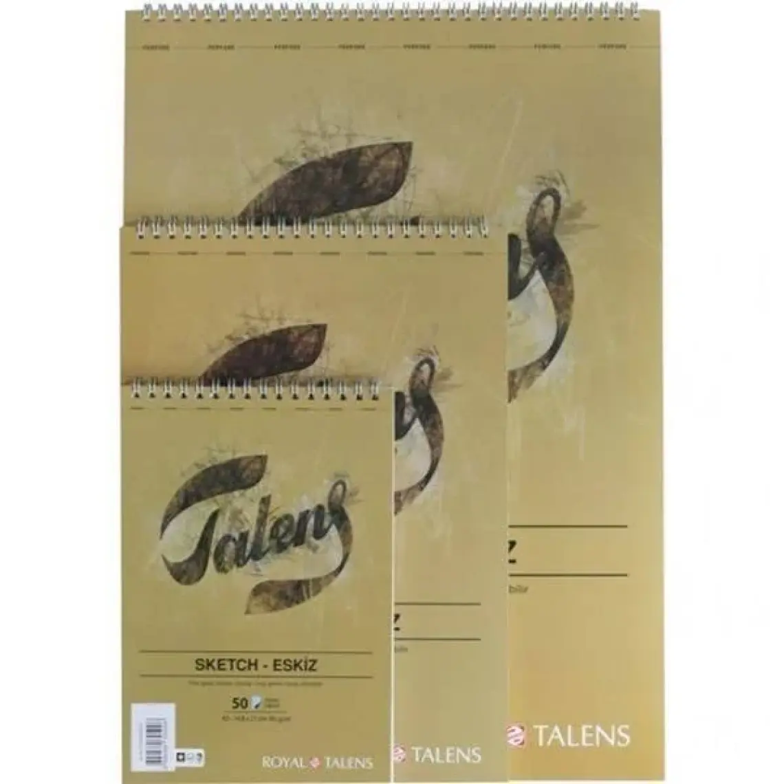 Talens 90Gr A5 50Yp.Spiralli Eskiz Blok