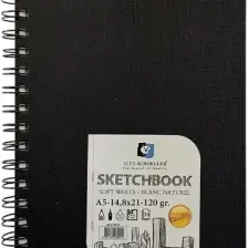 Alex Schoeller A5 120 gr 70 Yaprak Spiralli Eskiz Defteri ALX-9914