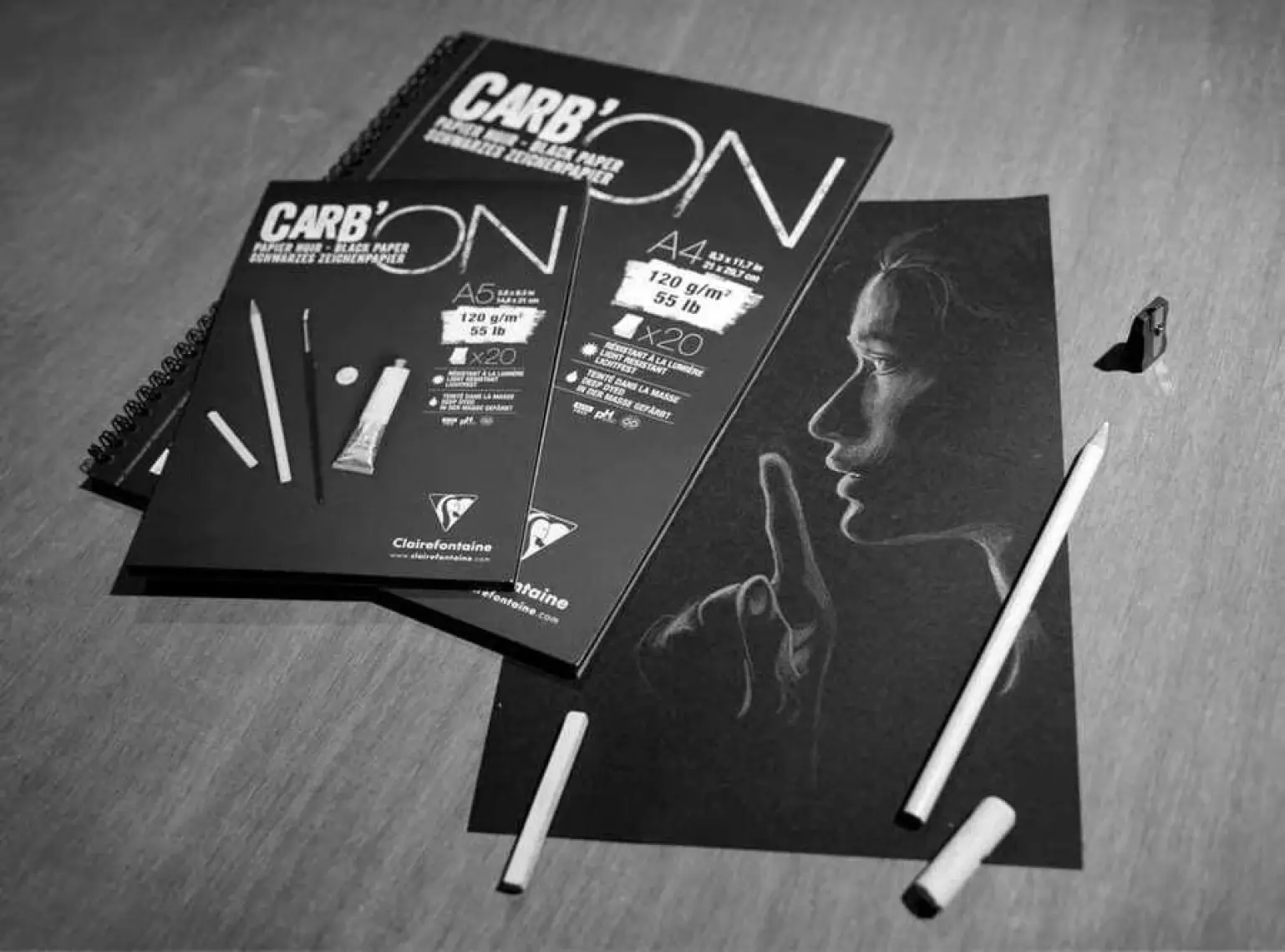 Clrf Cr97518 Carbon Siyah Çizim Blk A4 120Gr 20 Yp
