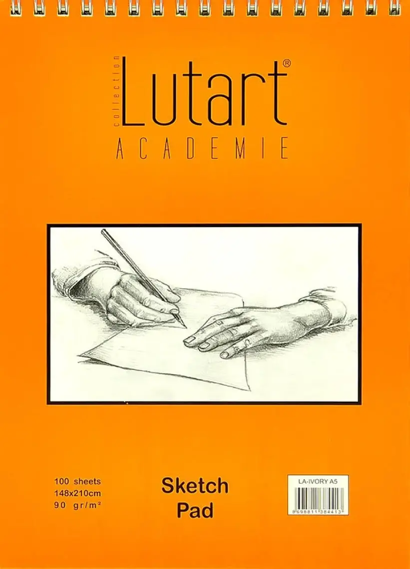 Lutart Academıe Eskiz Defteri A5 Telli 90 Gr 100 Yp