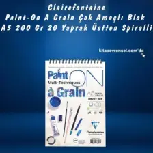 Clairefontaine Paint On Üstten Spiralli 200 Gr 20 Yp A5 Çok Amaçl