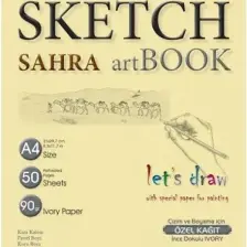 Folix Sketchbook SAHRA A4 Spiralli 90 gr. Ivory 50 yaprak Eskiz Defteri