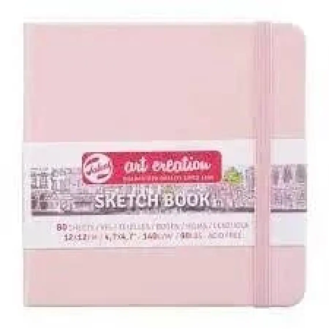 Talens Sketchbook Sert Kapak Eskiz Çizim Defteri 9 x 14 cm A6 140 gr 80 Yaprak Beyaz