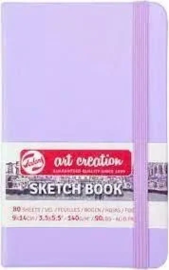 Talens Sketchbook Sert Kapak Eskiz Çizim Defteri 9 x 14 cm A6 140 gr 80 Yaprak Beyaz