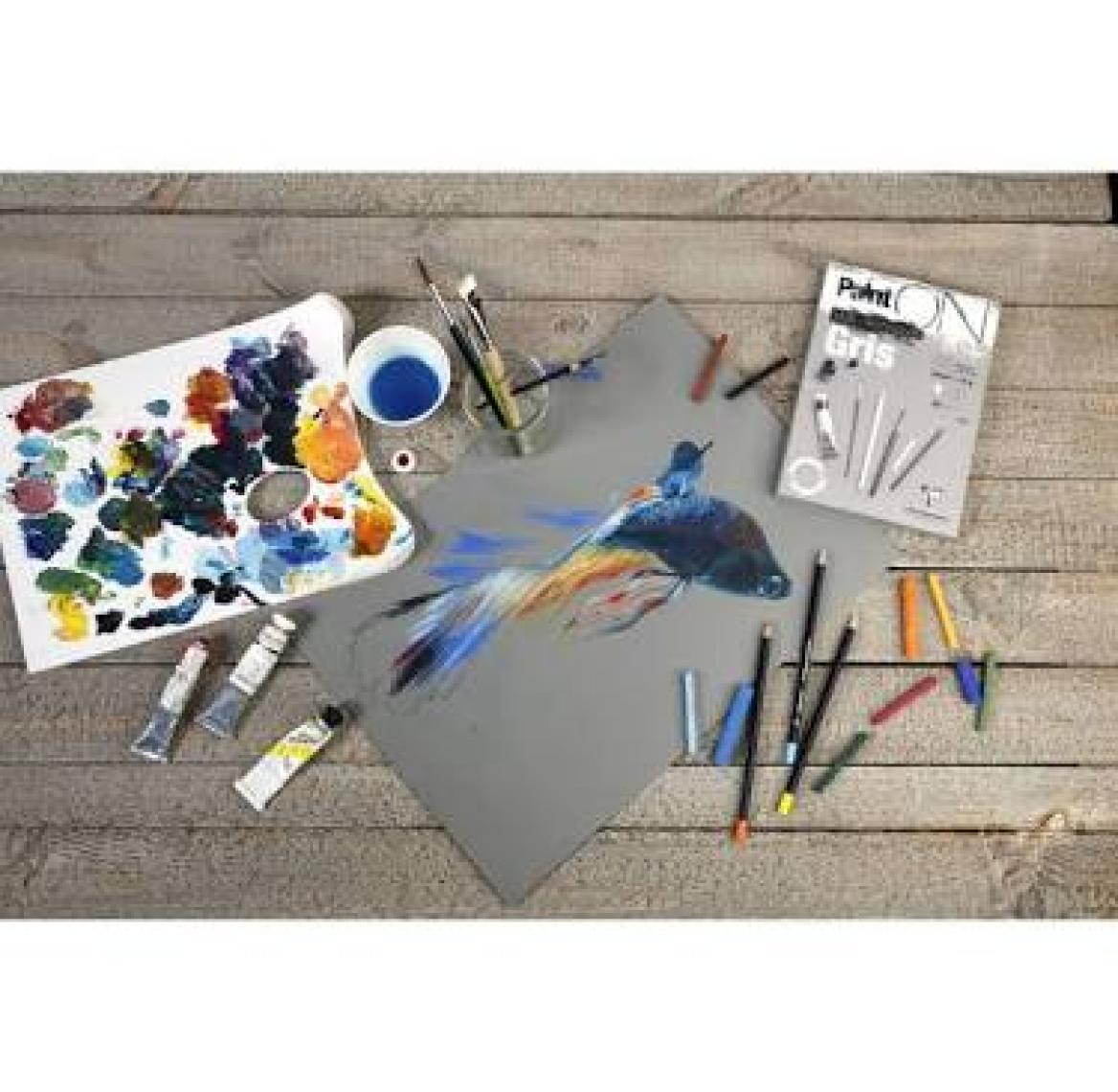 Clairefontaine Paint On Karışık Teknik Blok Karışık Renk A4 250 gr 24 Yaprak