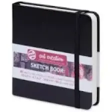 Talens Sketchbook Sert Kapak Eskiz Çizim Defteri 13 x 21 cm A5 140 gr 80 Yaprak Pastel Pembe