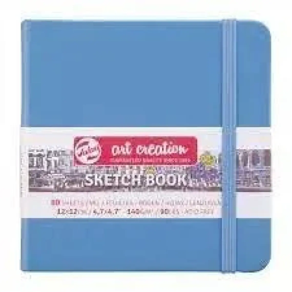 Talens Sketchbook Sert Kapak Eskiz Çizim Defteri 13 x 21 cm A5 140 gr 80 Yaprak Pastel Pembe