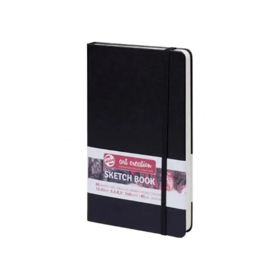 Talens Sketchbook Sert Kapak Eskiz Çizim Defteri 13 x 21 cm A5 140 gr 80 Yaprak Pastel Pembe