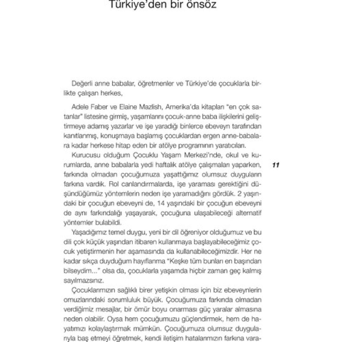 Konuş ki Dinlesin, Dinle ki Konuşsun - Adele Faber - Elaine Mazlish