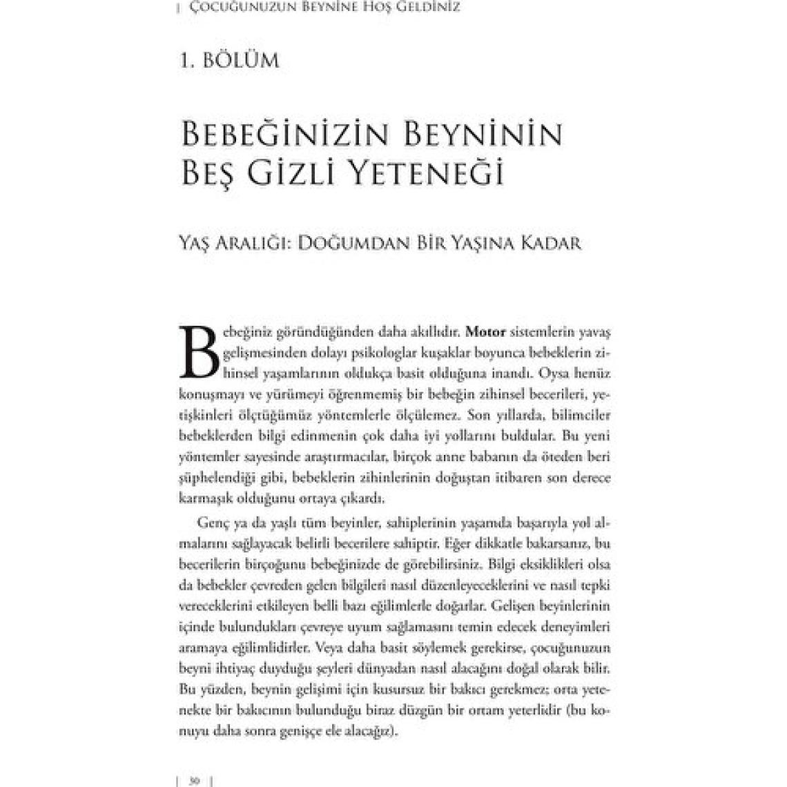 Çocuğunuzun Beynine Hoş Geldiniz - Sandra Aamodt - Samuel Wang