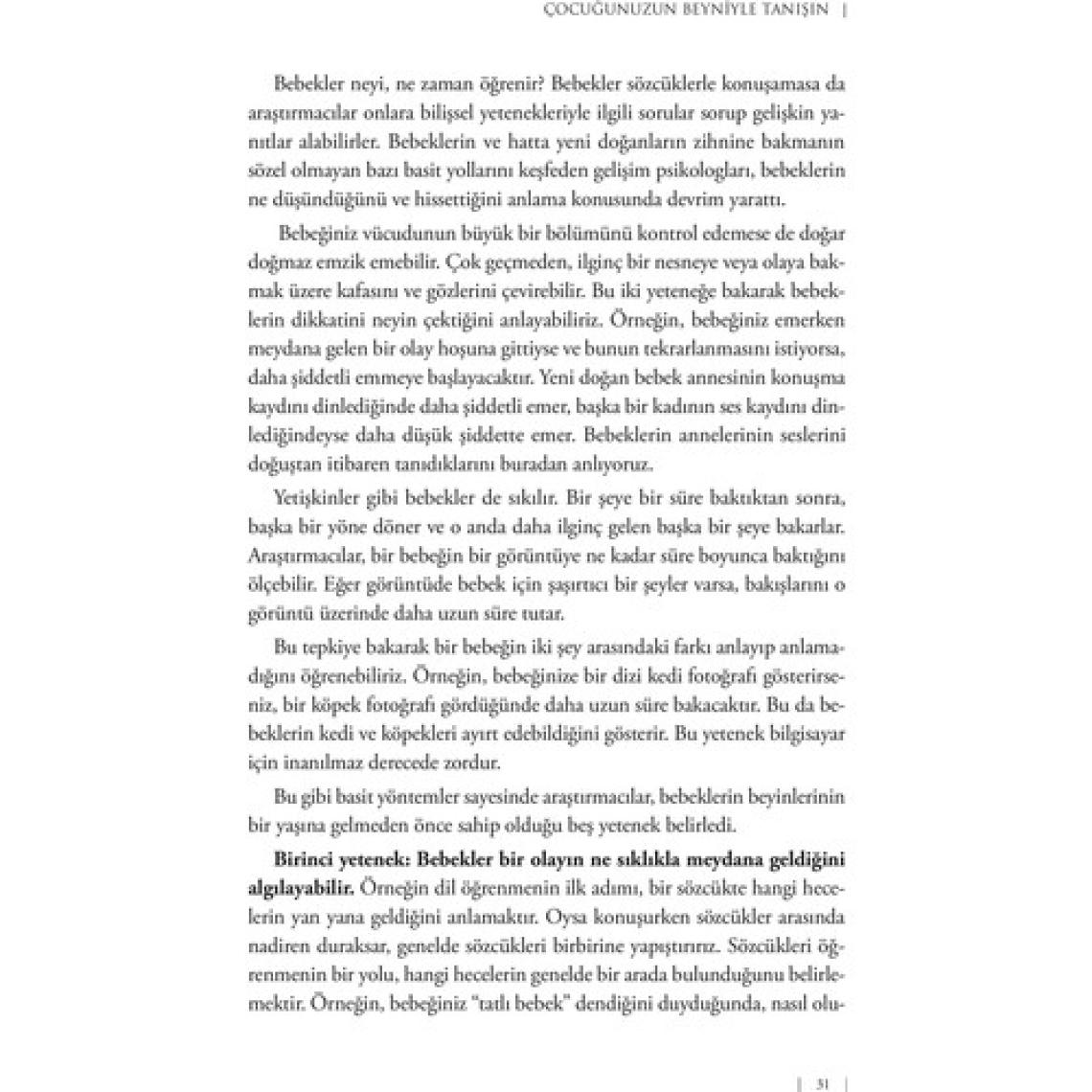 Çocuğunuzun Beynine Hoş Geldiniz - Sandra Aamodt - Samuel Wang