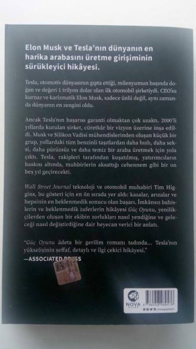 Güç Oyunu Tesla Elon Musk ve Yüzyılın Iddiası Tim Higgins