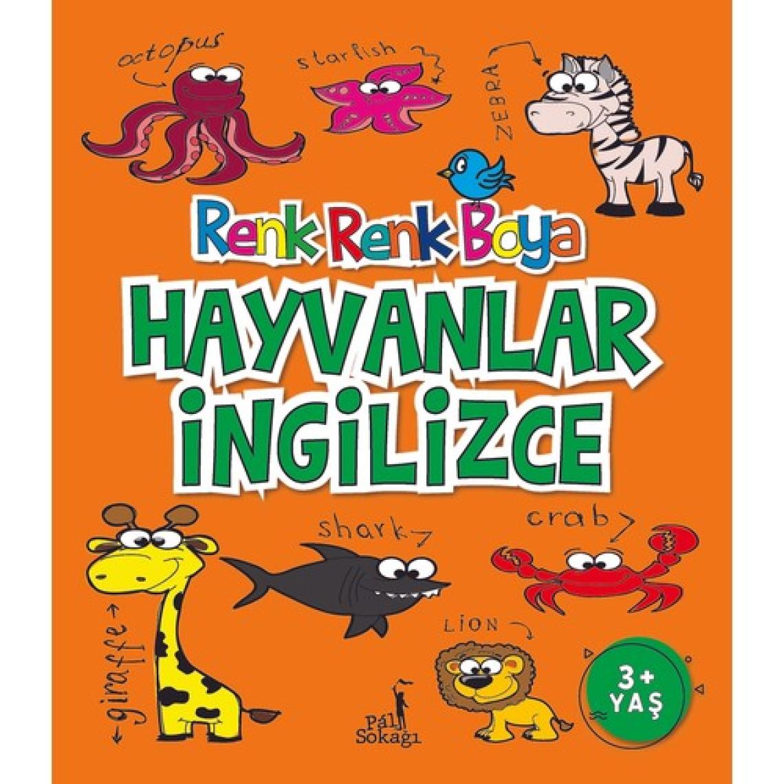 Renk Renk Boya Hayvanlar İngilizce - Serkan Karakoç