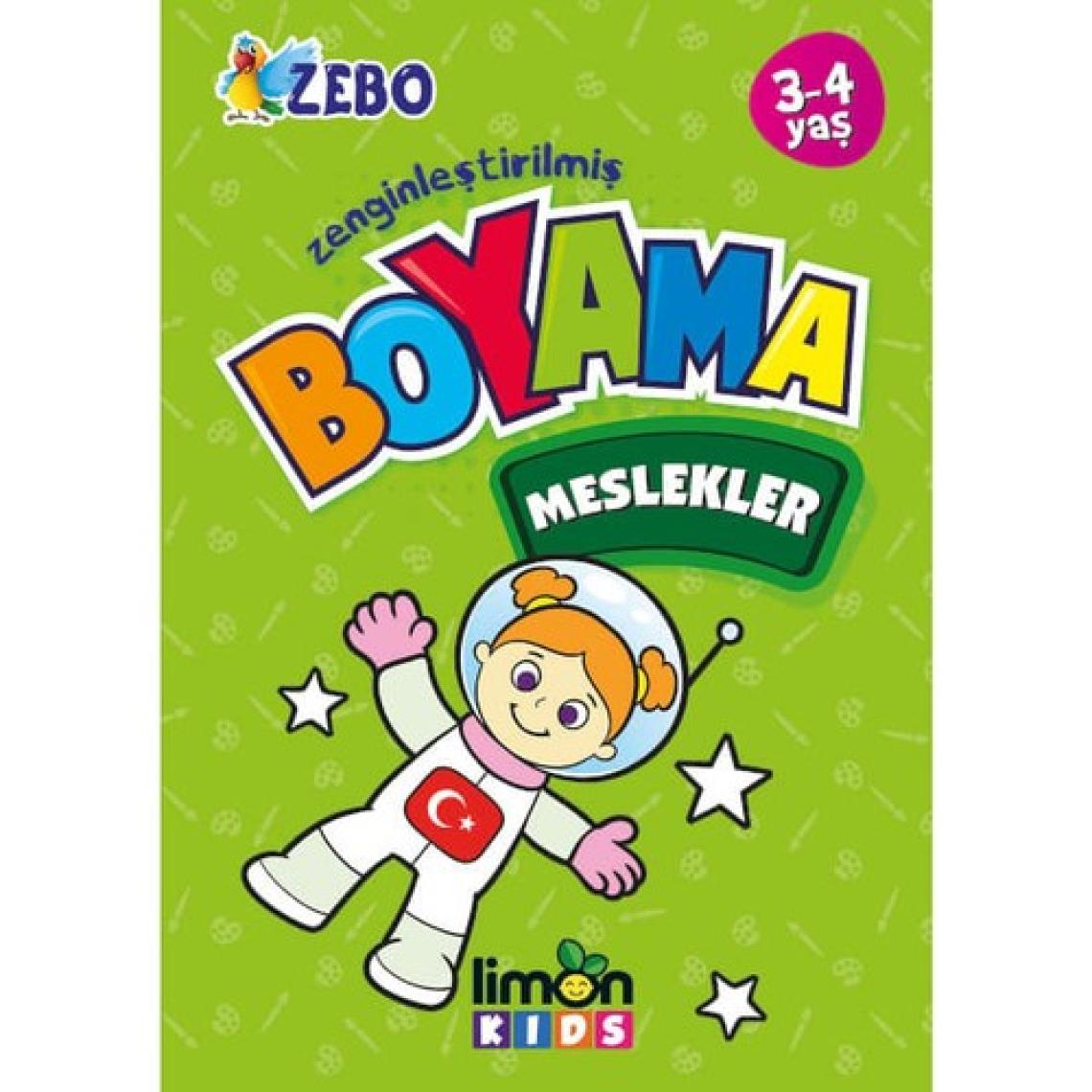 LimonKIDS 3-4 Yaş Zenginleştirilmiş Boyama - Meslekler