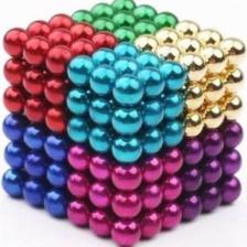 Nts Renkli Manyetik Mıknatıs Toplar 5Mm 216 Adet Neocube Neo Cube Küp Neodymium
