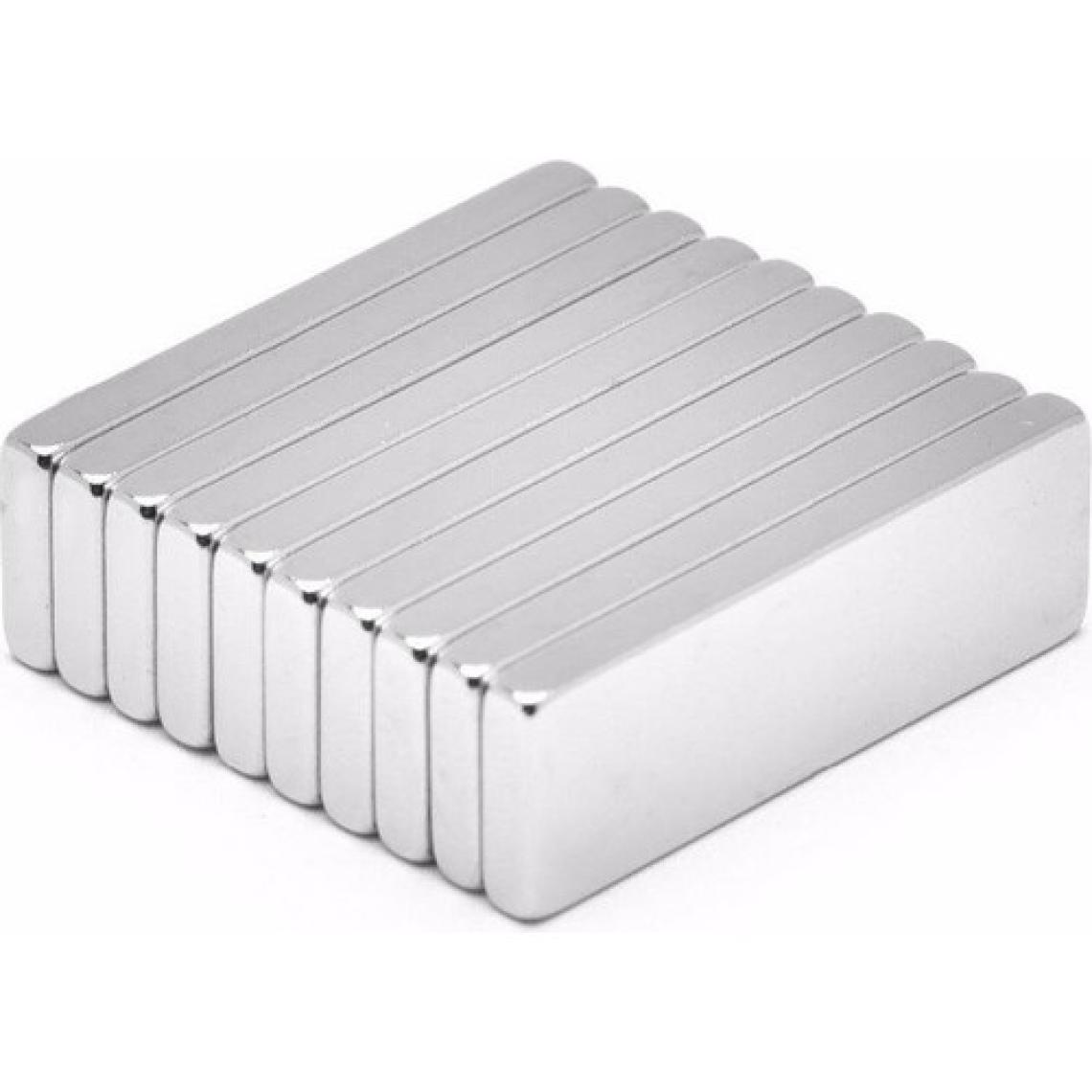 Hdg Öşeli Neodyum Mıknatıs Dikdörtgen 30X10X3 mm - 5 Adet