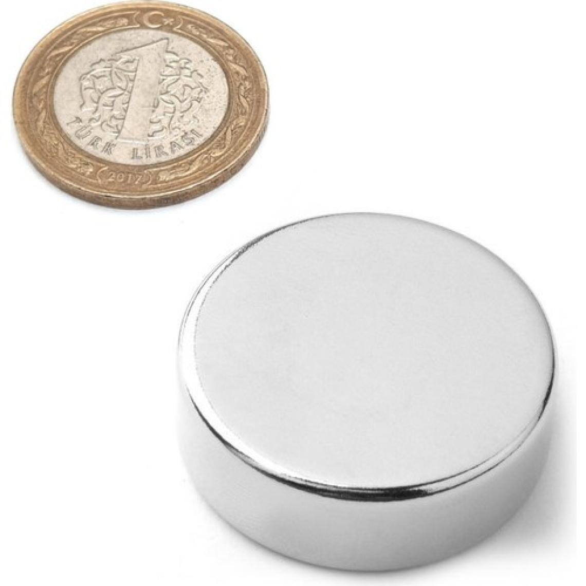 Mıknatıs Avm Çok Güçlü Neodyum Mıknatıs Yuvarlak 30x10 mm - Nadir Toprak Mıknatısı (1 Adet)