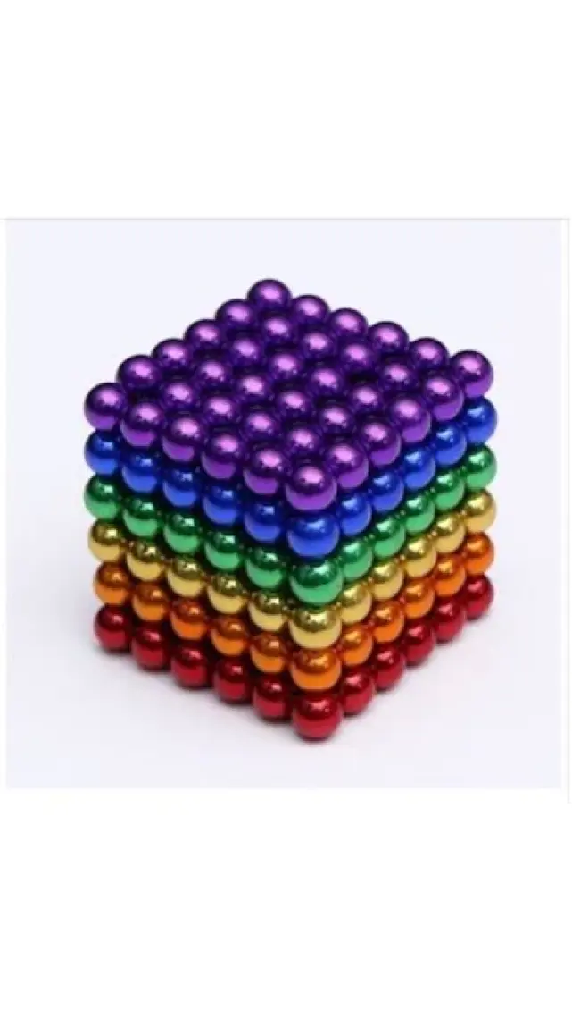 Nts Renkli Manyetik Mıknatıs Toplar 5Mm 216 Adet Neocube Neo Cube Küp Neodymium