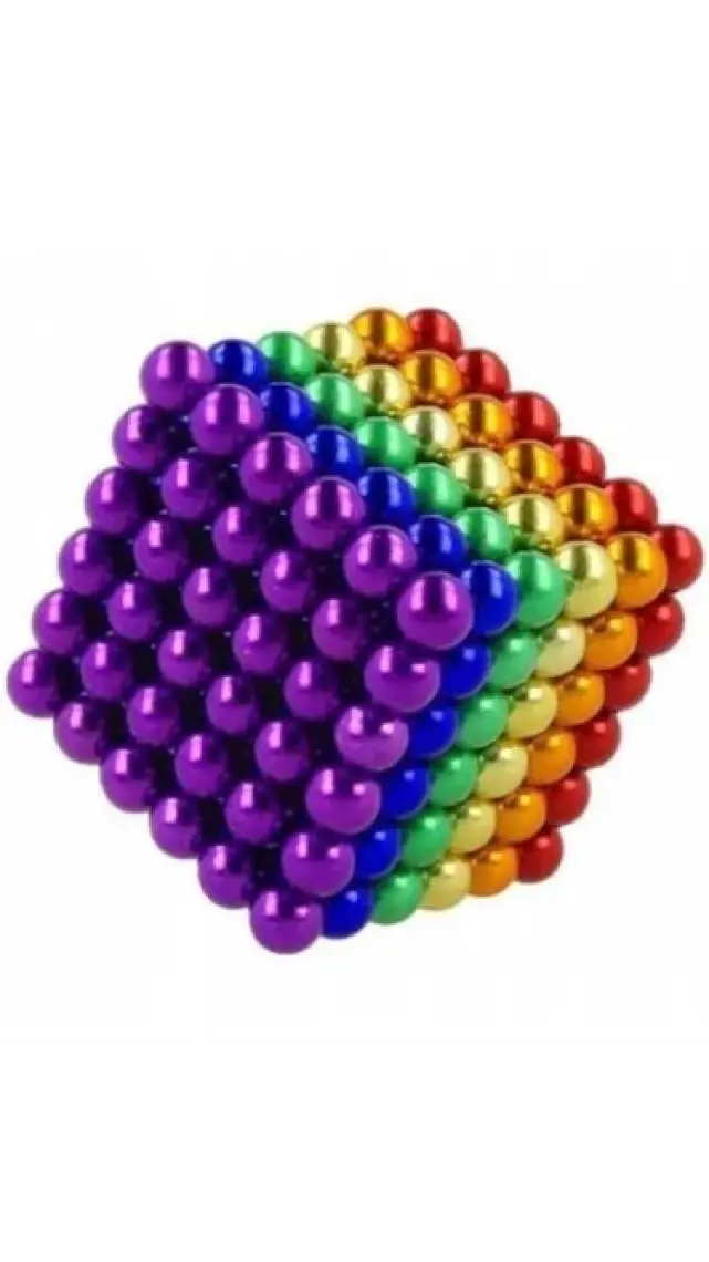 Nts Renkli Manyetik Mıknatıs Toplar 5Mm 216 Adet Neocube Neo Cube Küp Neodymium