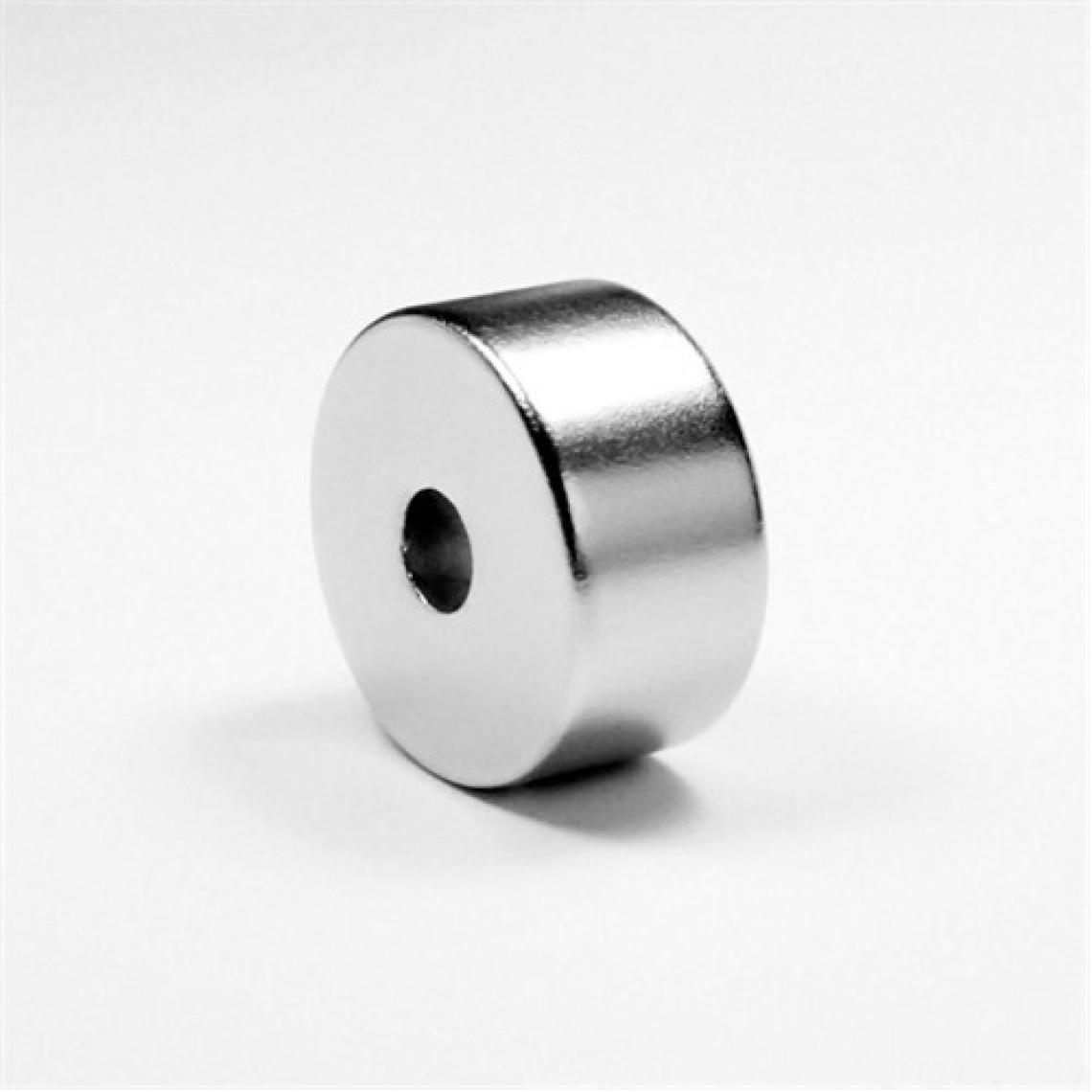 Mıknatıs Avm Delikli Neodyum Güçlü Mıknatıs Halka D20xd5x10 mm (5'li)