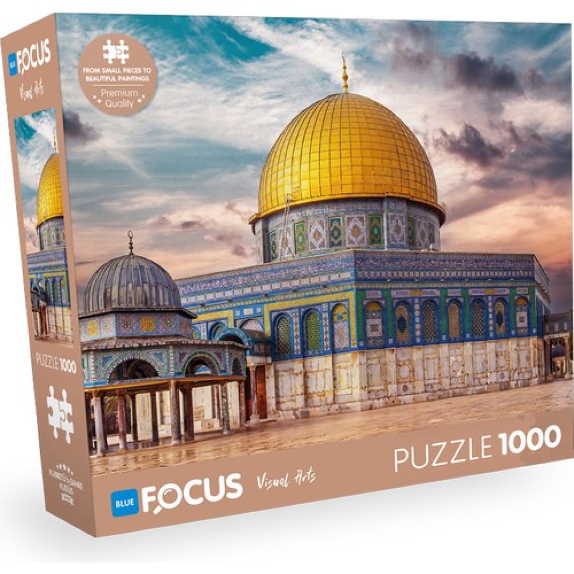 Blue Focus 1000 Parça Puzzle - Kubbetü’s-Sahre Kudüs