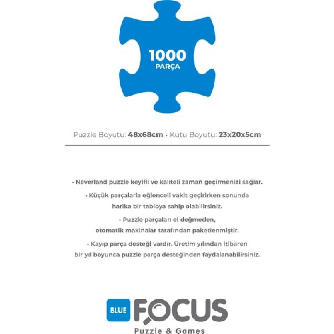 Blue Focus 1000 Parça Puzzle - Kubbetü’s-Sahre Kudüs