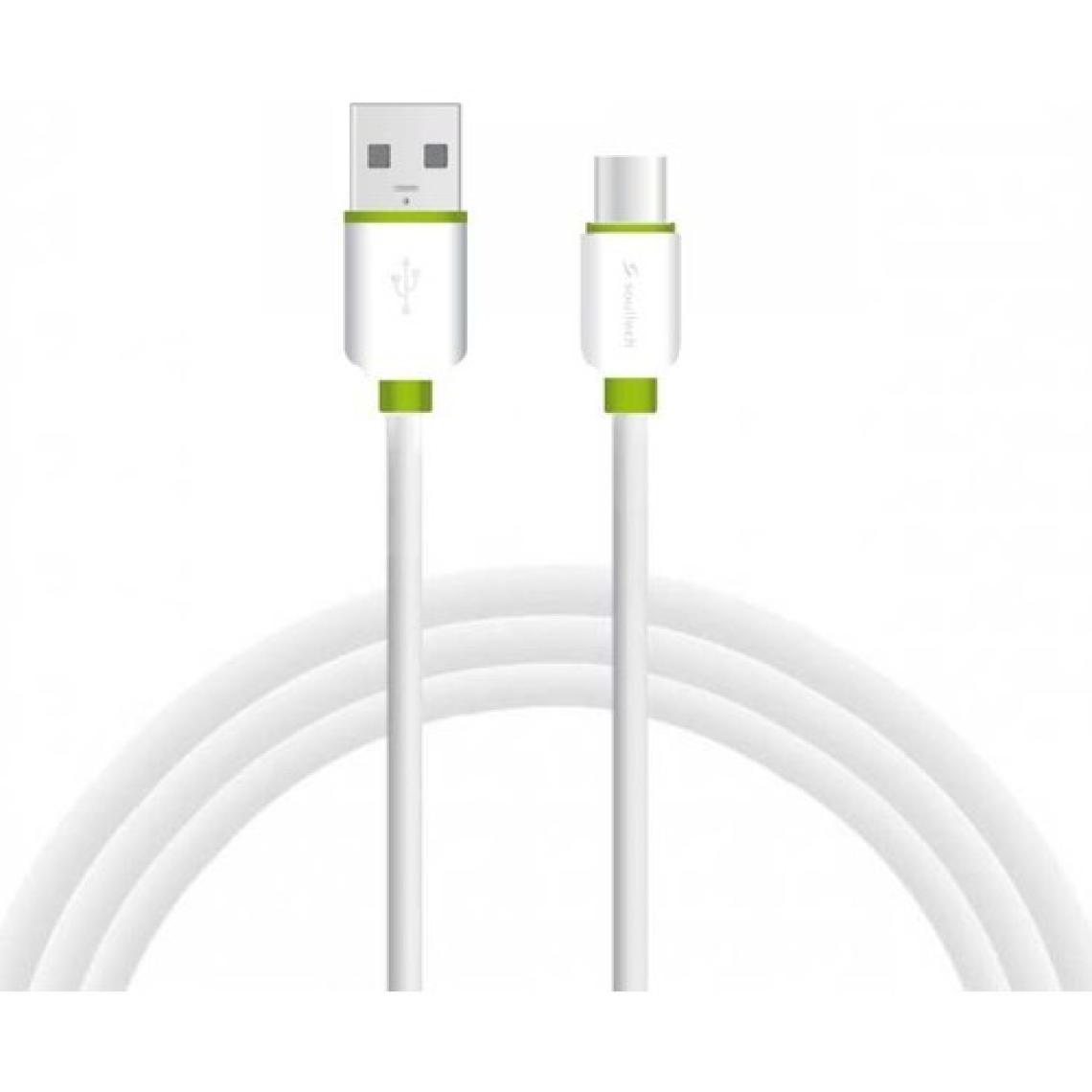 Soultech 2.0 A Type C ( Android ) Comfort Data Şarj Kablosu Beyaz