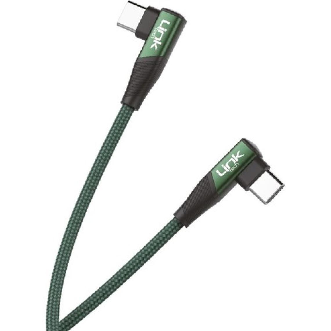 LinkTech K595 1.5 m Yeşil Type-C to Type-C Şarj Kablosu
