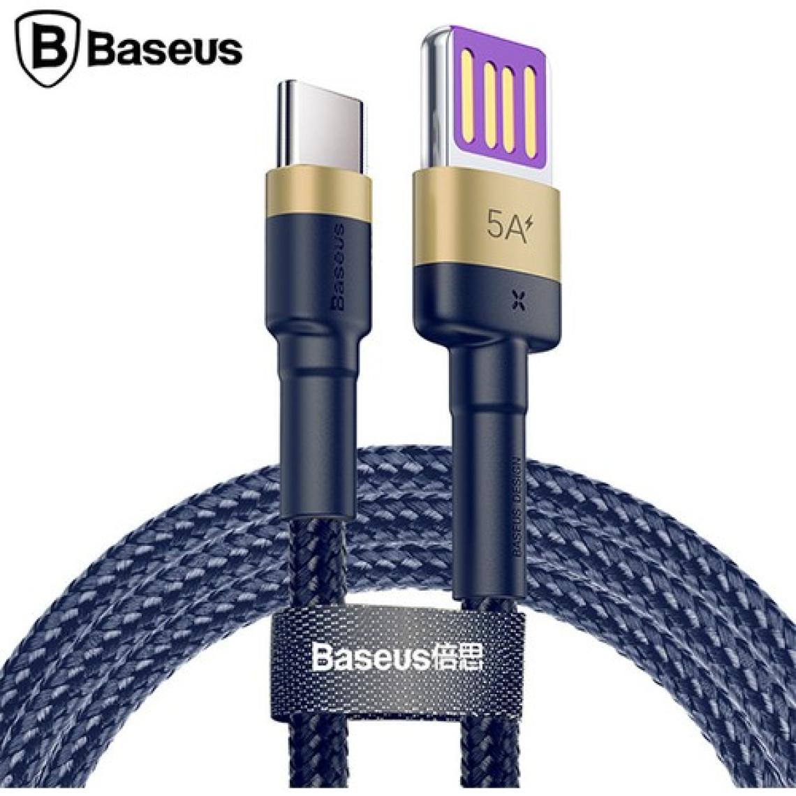 Baseus Cafule  Type-C 5A 40W Hızlı Şarj Destekli Halat Data ve Şarj Kablosu