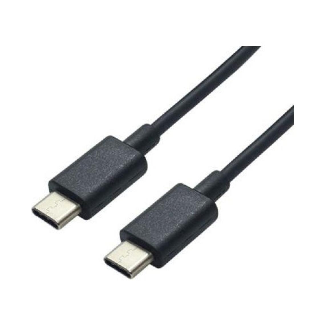 Omars Type-C To Type-C 3A Şarj ve Data Kablosu Siyah 1 mt
