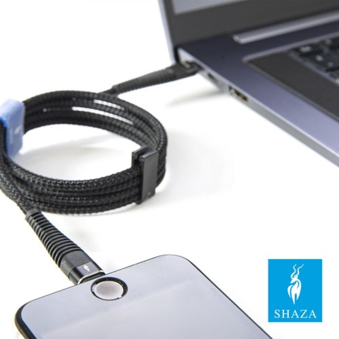 Shaza Type-C To Type-C Pd 5A 100 W Örgülü Hızlı Şarj ve Data Kablosu 1 Metre