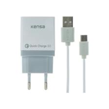 Kensa Qc-50 Quick Wall Charger Including Type-C Şarj Kablosu