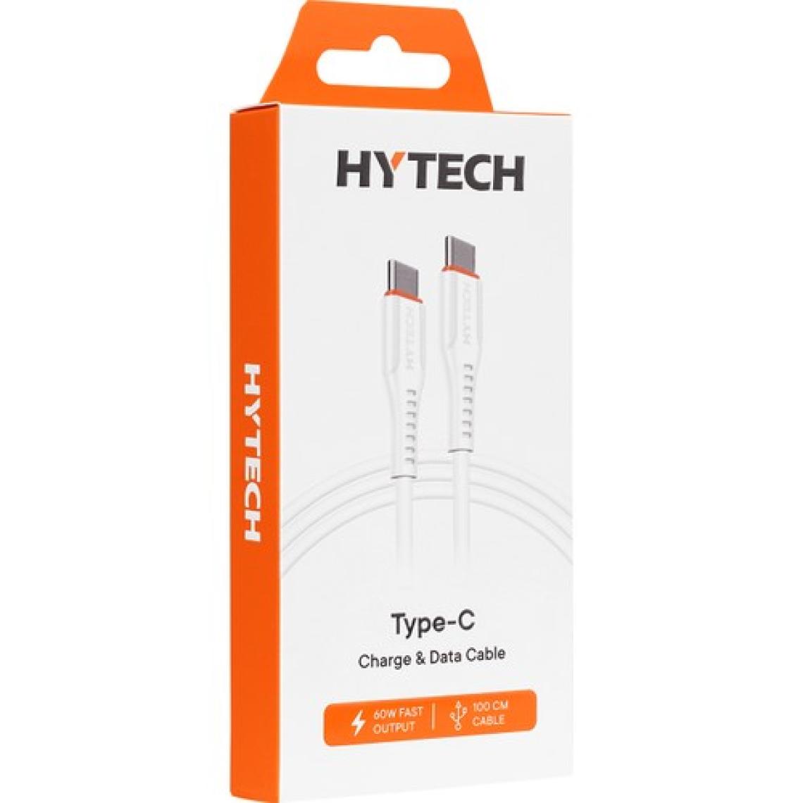 Hytech HY-XTP10 1m 3A Typec To Typec Hızlı Data + Sarj Kablosu