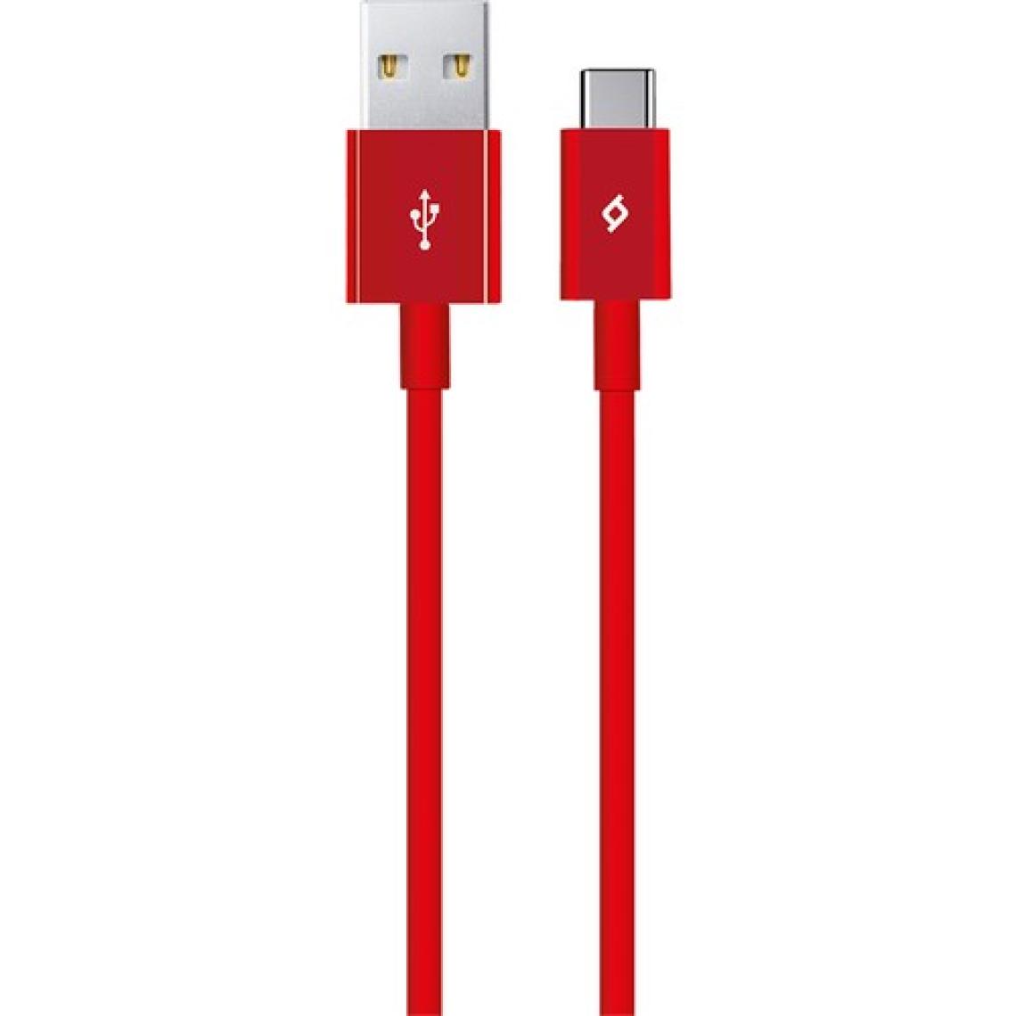 Ttec Type-C USB 2.0 1.2 m 2DK12K Kırmızı Şarj Kablosu