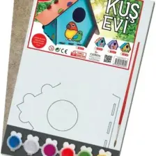 Bubu Kuş Evi Ahşap Boyama Seti