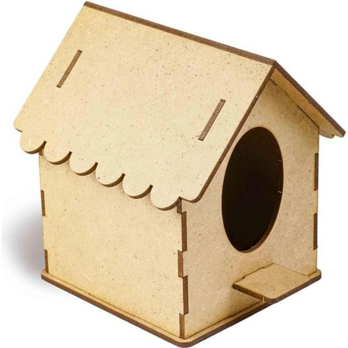 Kelebek Oyuncak 3D Ahşap Kuş Evi Maketi
