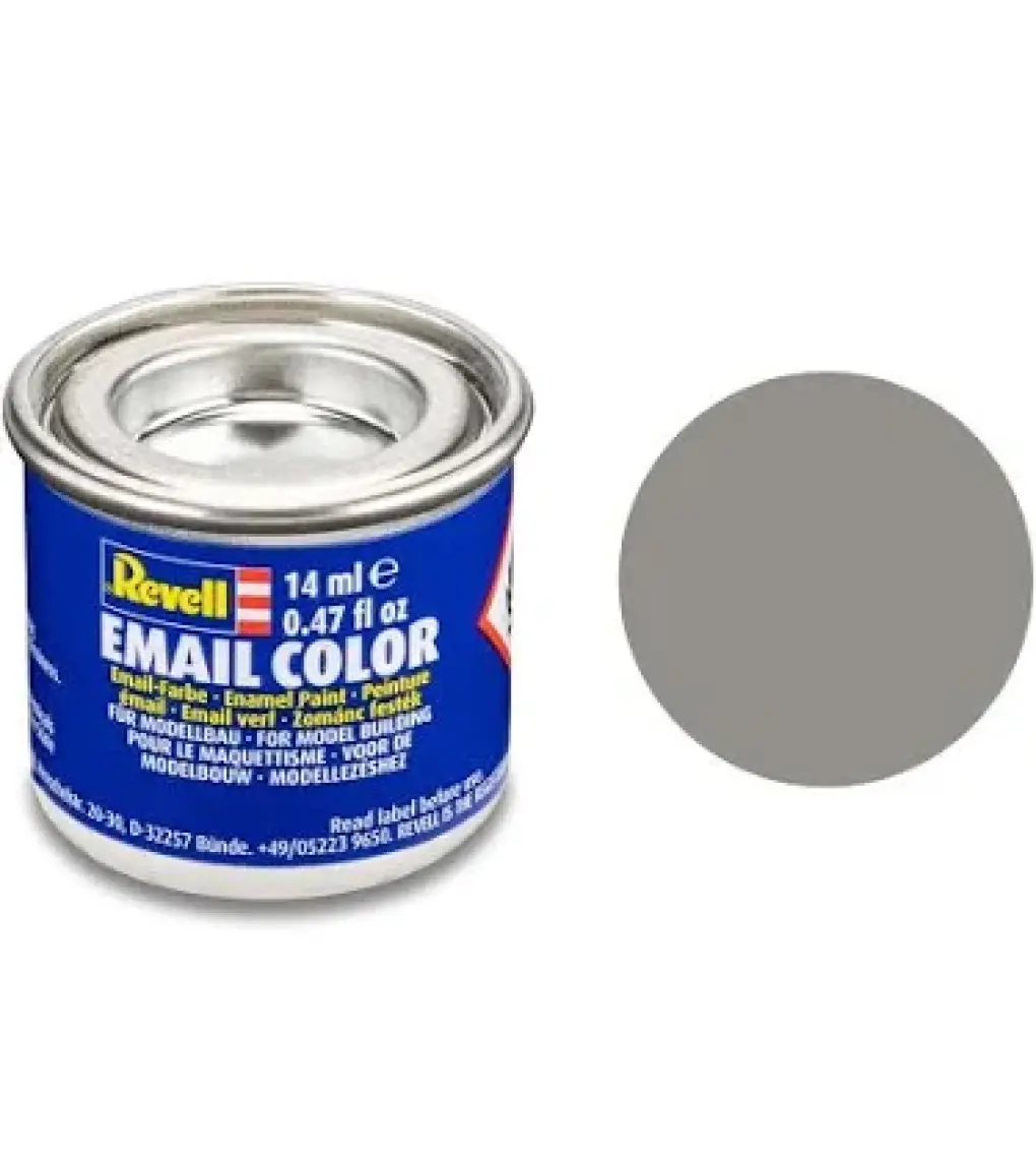 Revell-32175 Mat Taş Grisi Plastik Maket Boyası (Yağlı Boya)